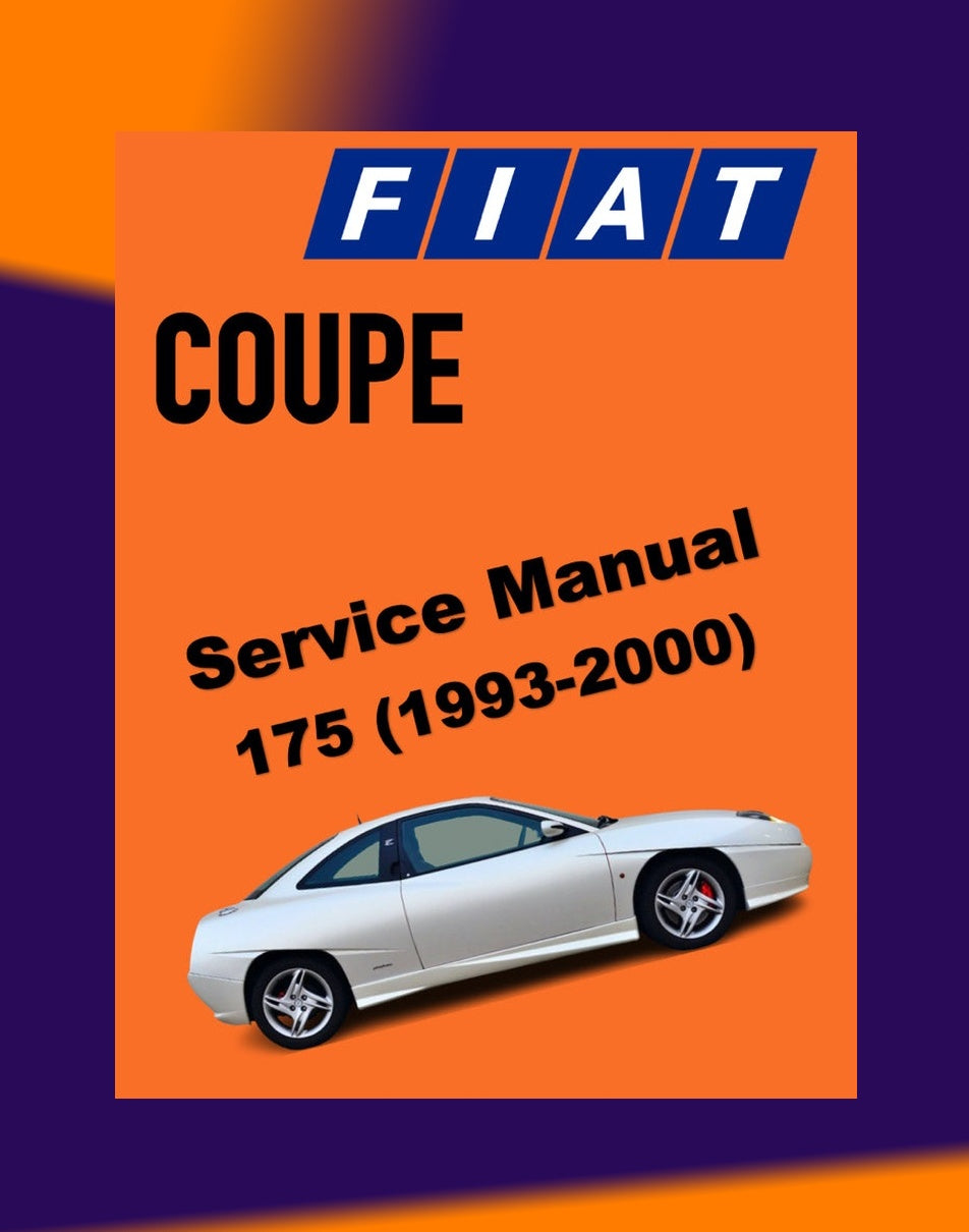 COUPE FIAT COUPE 175 1993-2000 Full Manual Set – Repair & Maintenance Manual and OWNER's HANDBOOK