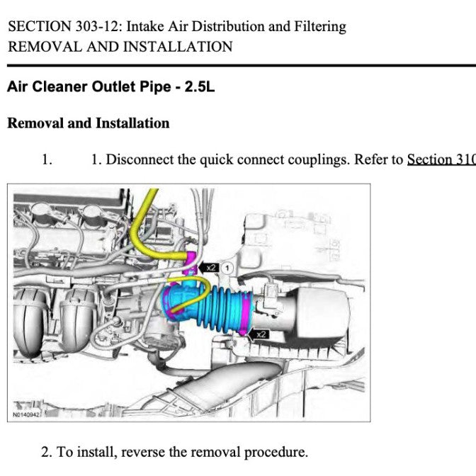 FORD KUGA MK2 C520 2013-2019 Full Manual Set – Repair & Maintenance Manual - ECOBOOST