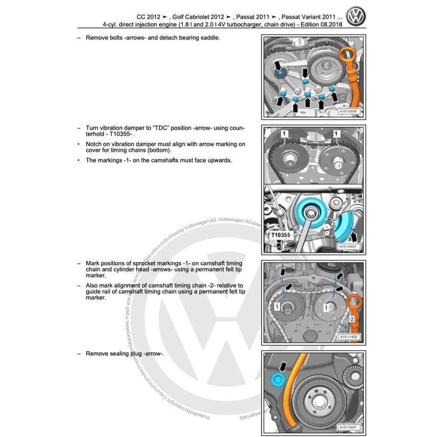 VW SHARAN 7N 2011-2020 Full Manual Set – Repair & Maintenance Manual