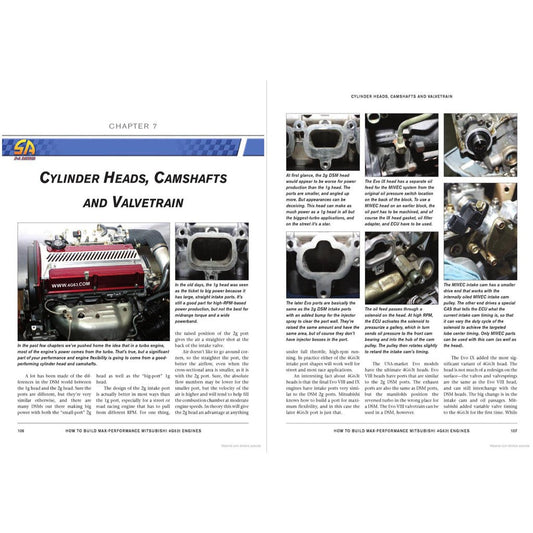4G63 - HOW TO BUILD MAX-PERFORMANCE MITSUBISHI 4G63T ENGINE 2009 Full Manual Set – R. BOWEN - SA148