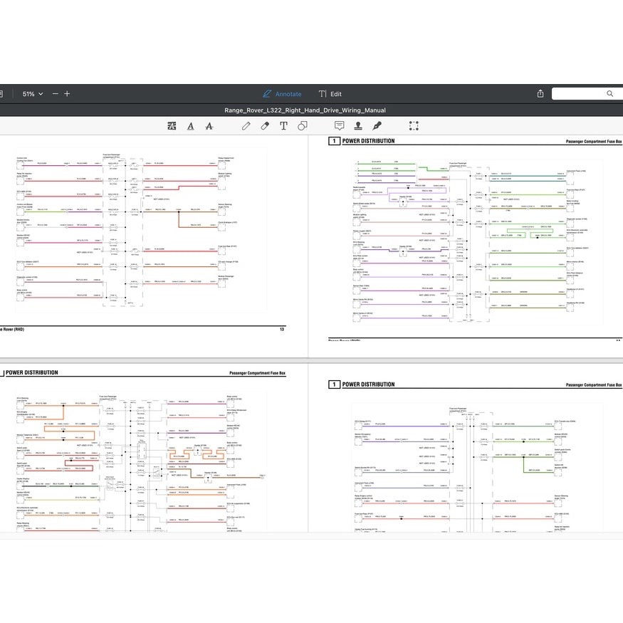 RANGE ROVER L322 2001-2012 Full Manual Set – Repair & Maintenance Manual