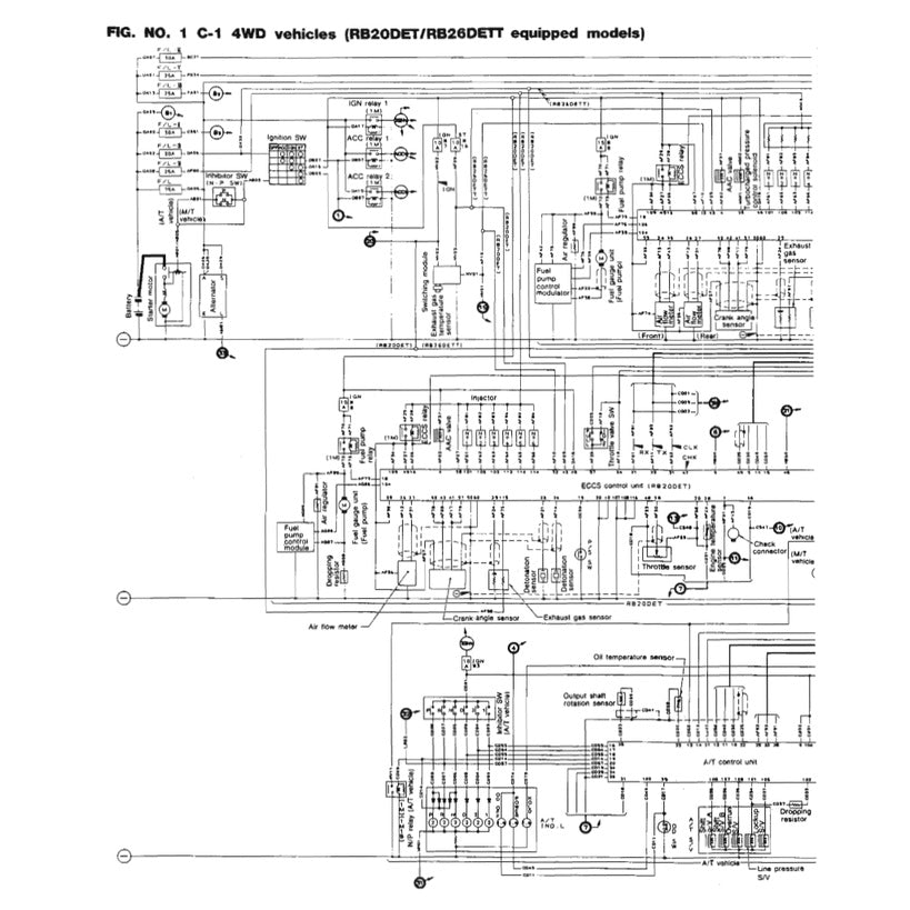 NISSAN SKYLINE GT-R R32 1989-1994 Full Manual Set – Repair & Maintenance Manual