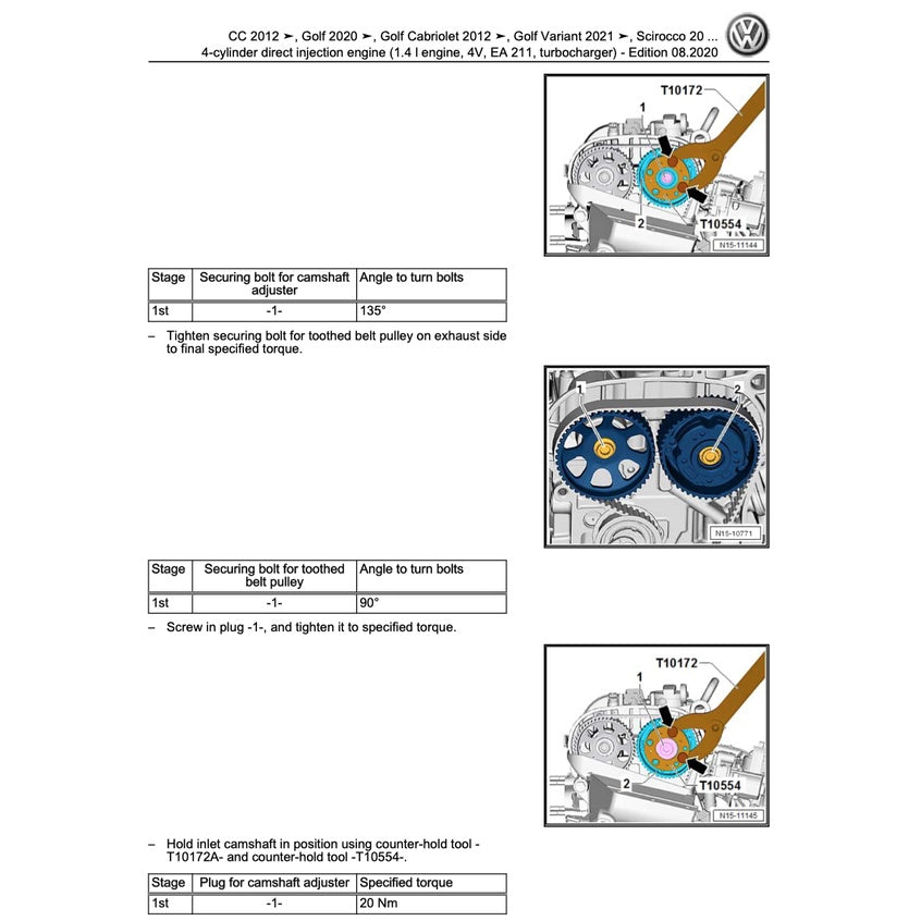 VW GOLF MK8 2020-2023 Full Manual Set – Repair & Maintenance Manual