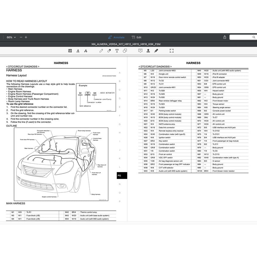 NISSAN ALMERA N17 2011-2018 Full Manual Set – Repair & Maintenance Manual