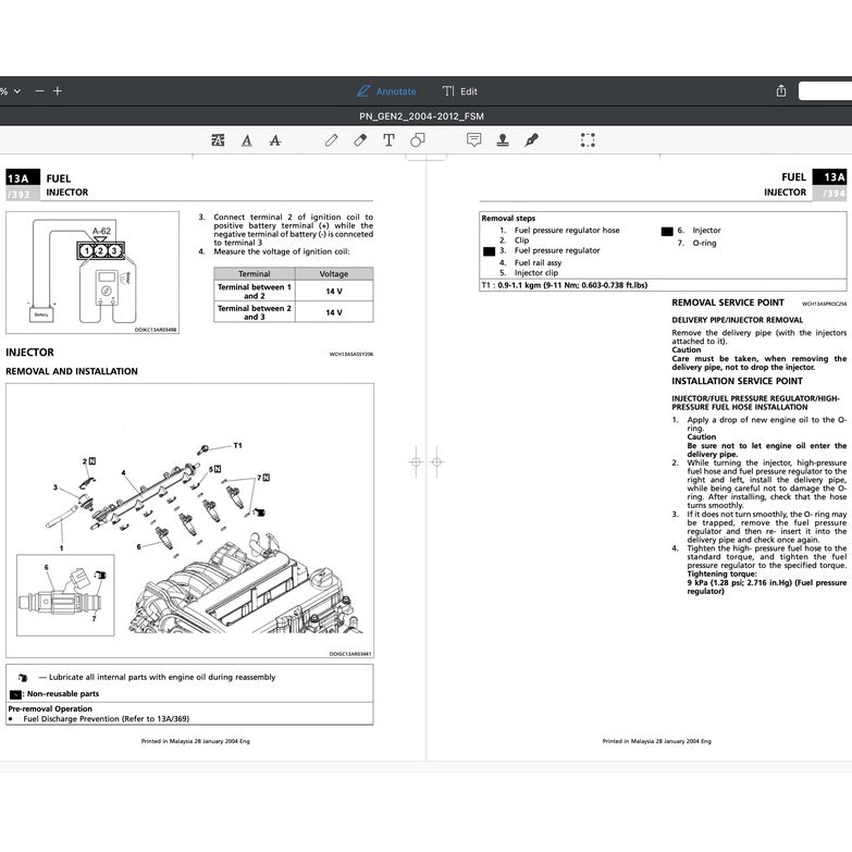 PROTON GEN2 2004-2012 Full Manual Set – Repair & Maintenance Manual