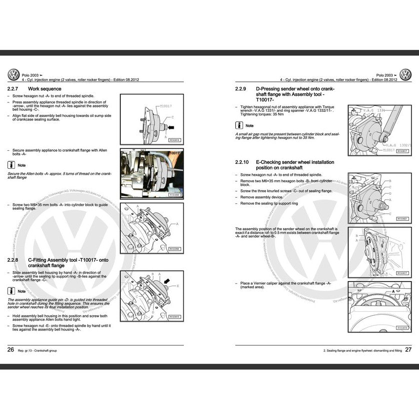 VW POLO MK4 9N 2001-2009 Full Manual Set – Repair & Maintenance Manual