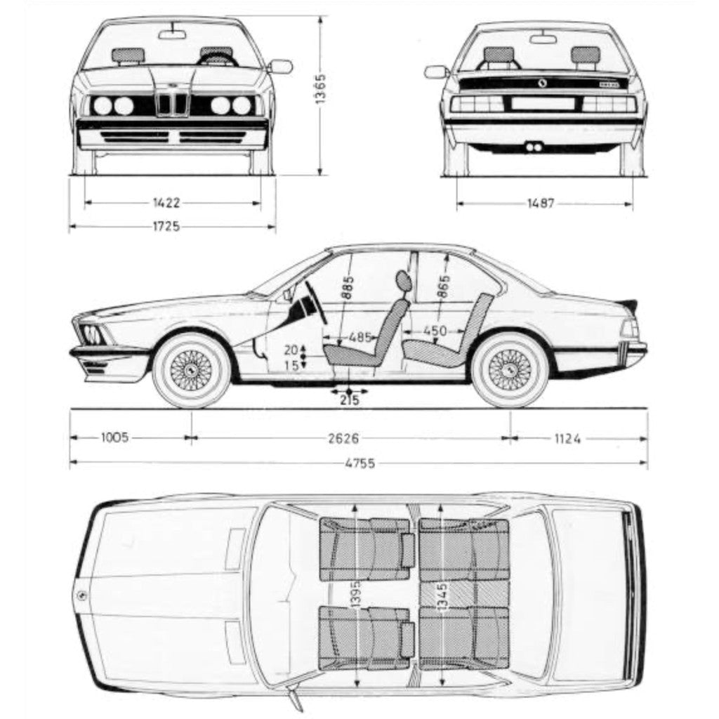 BMW 628/630/633/635 CSI TYPE E24 1983-1989 Full Manual Set – Repair & Maintenance Manual