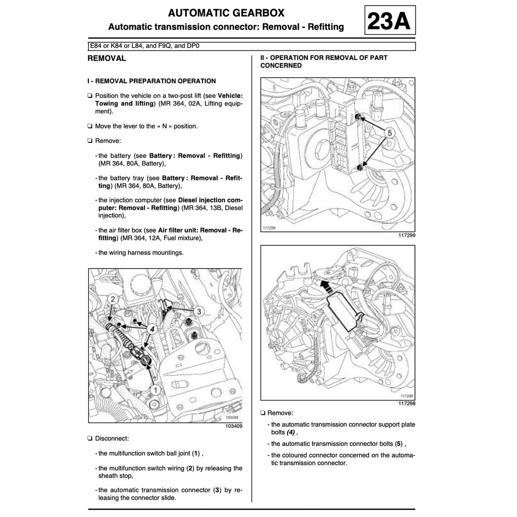 RENAULT MEGANE II X84 2003-2009 Full Manual Set – Repair & Maintenance Manual