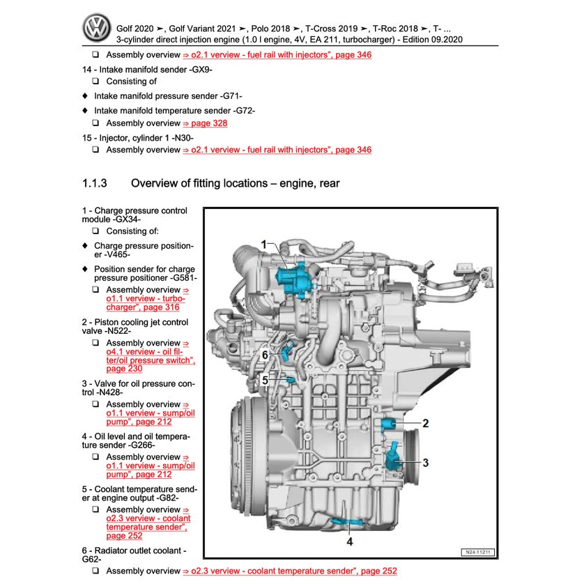 VW GOLF MK8 2020-2023 Full Manual Set – Repair & Maintenance Manual