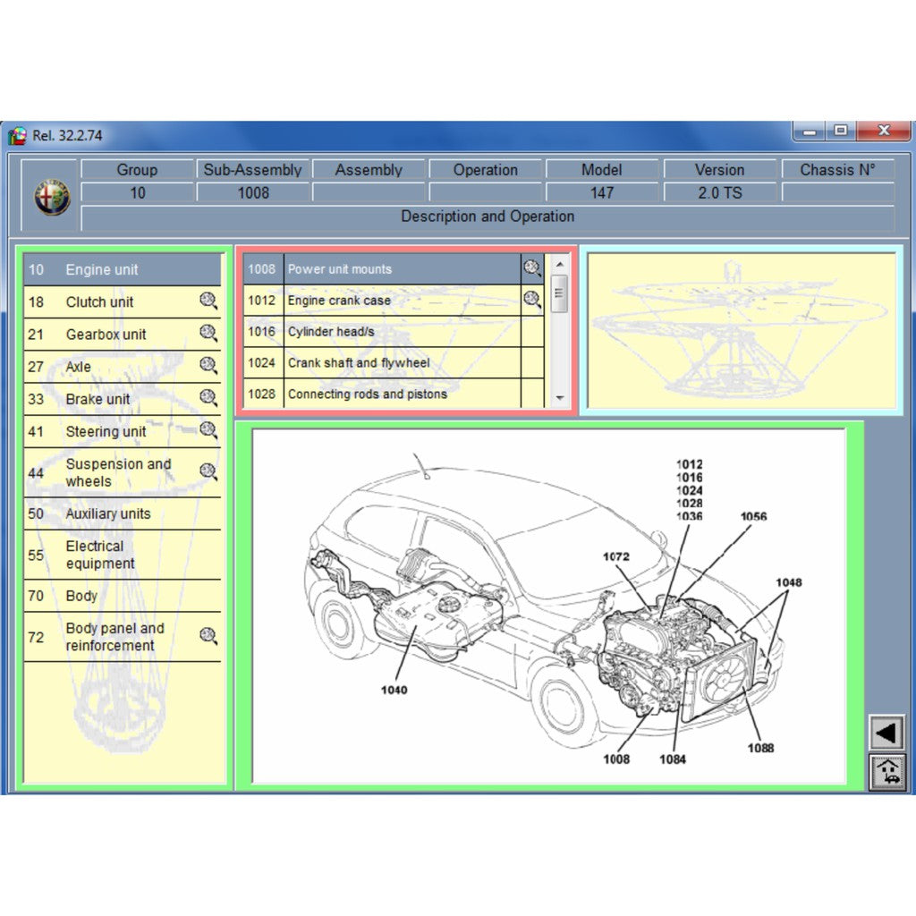 Alfa Romeo 147 TYPE 937 2005-2010 Full Manual Set – Repair & Maintenance Manual
