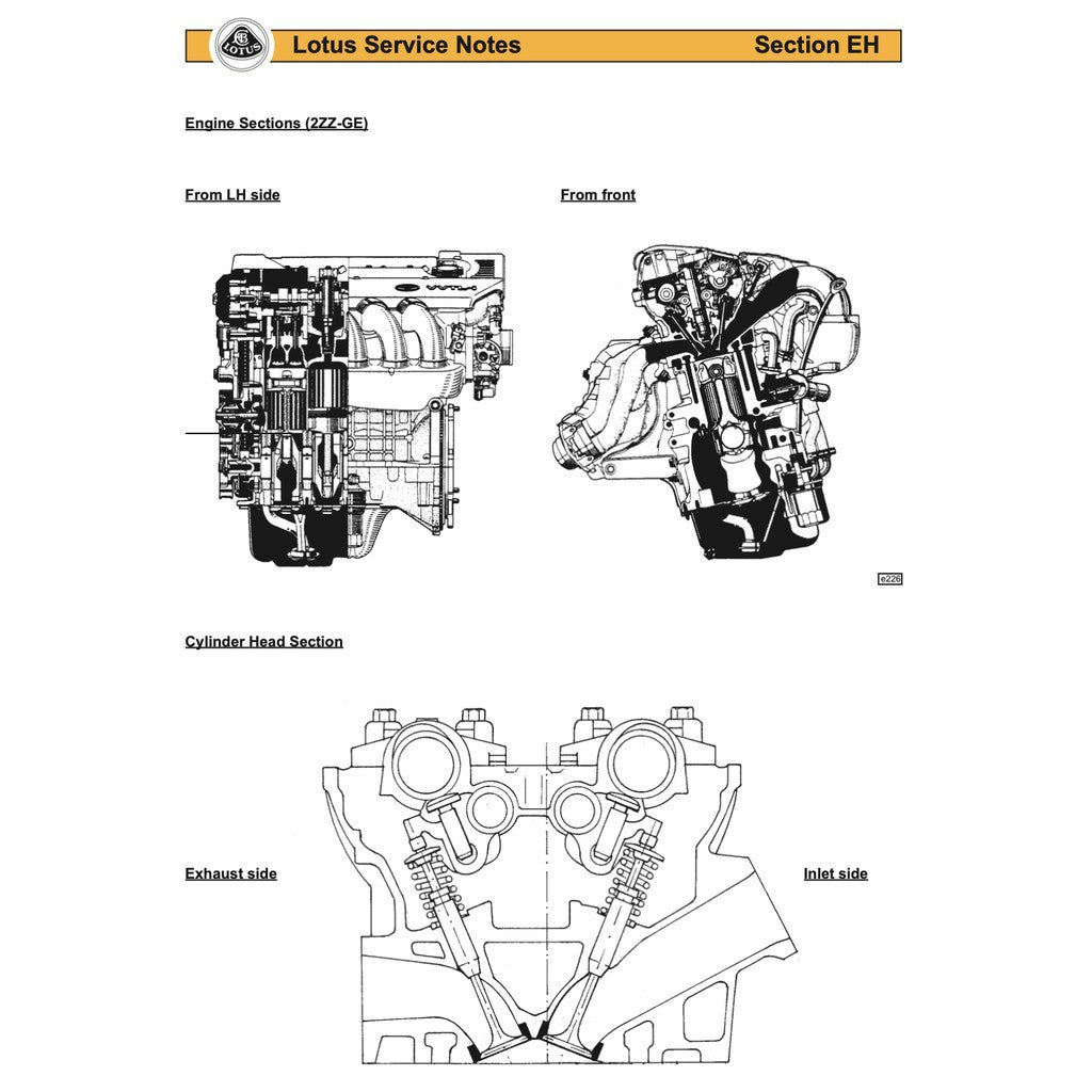 LOTUS ELISE S2 & EXIGE 2004-2011 Full Manual Set – SERVICE NOTES WORKSHOP MANUAL