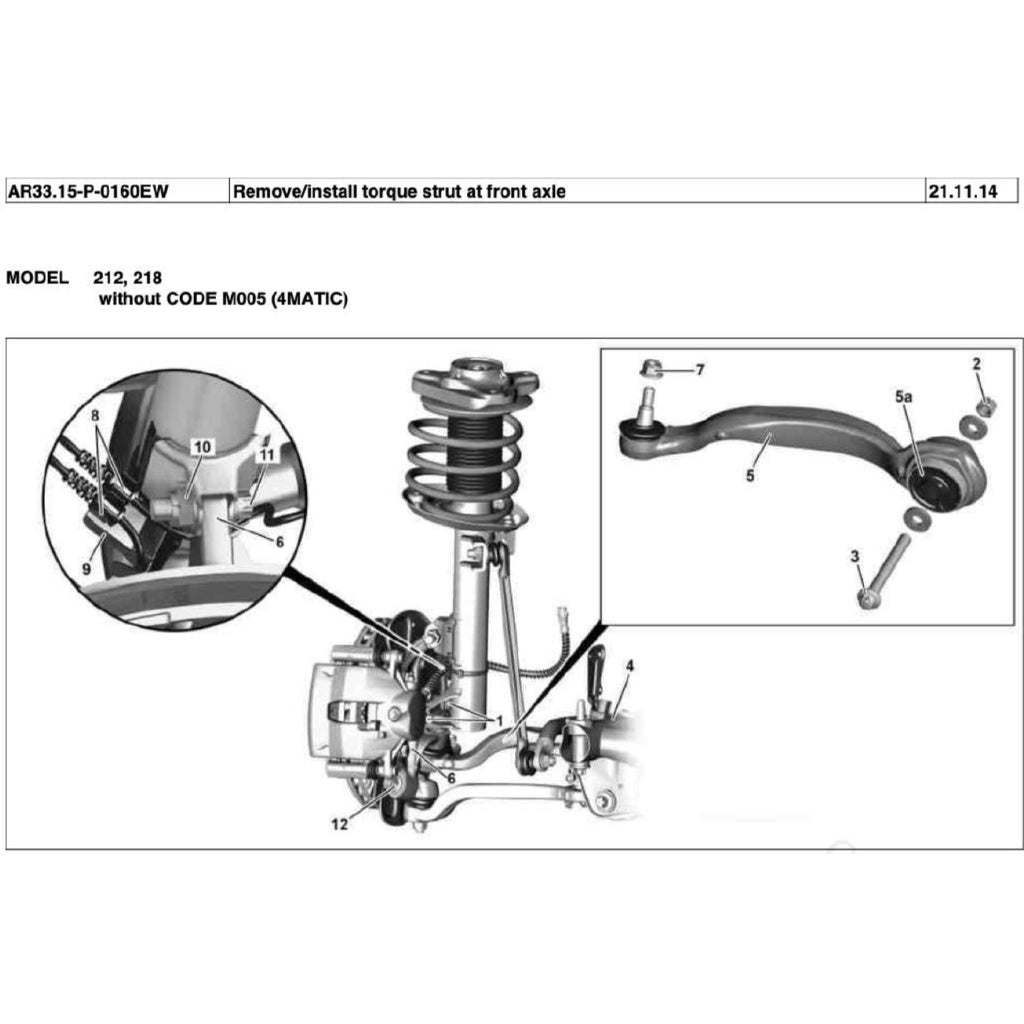 MERCEDES BENZ E-CLASS W212 OM651 2010-2016 Full Manual Set – Repair & Maintenance Manual