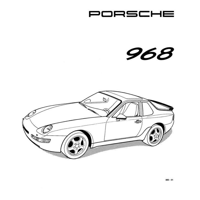 PORSCHE 968 1991-1995 Full Manual Set – Repair & Maintenance Manual