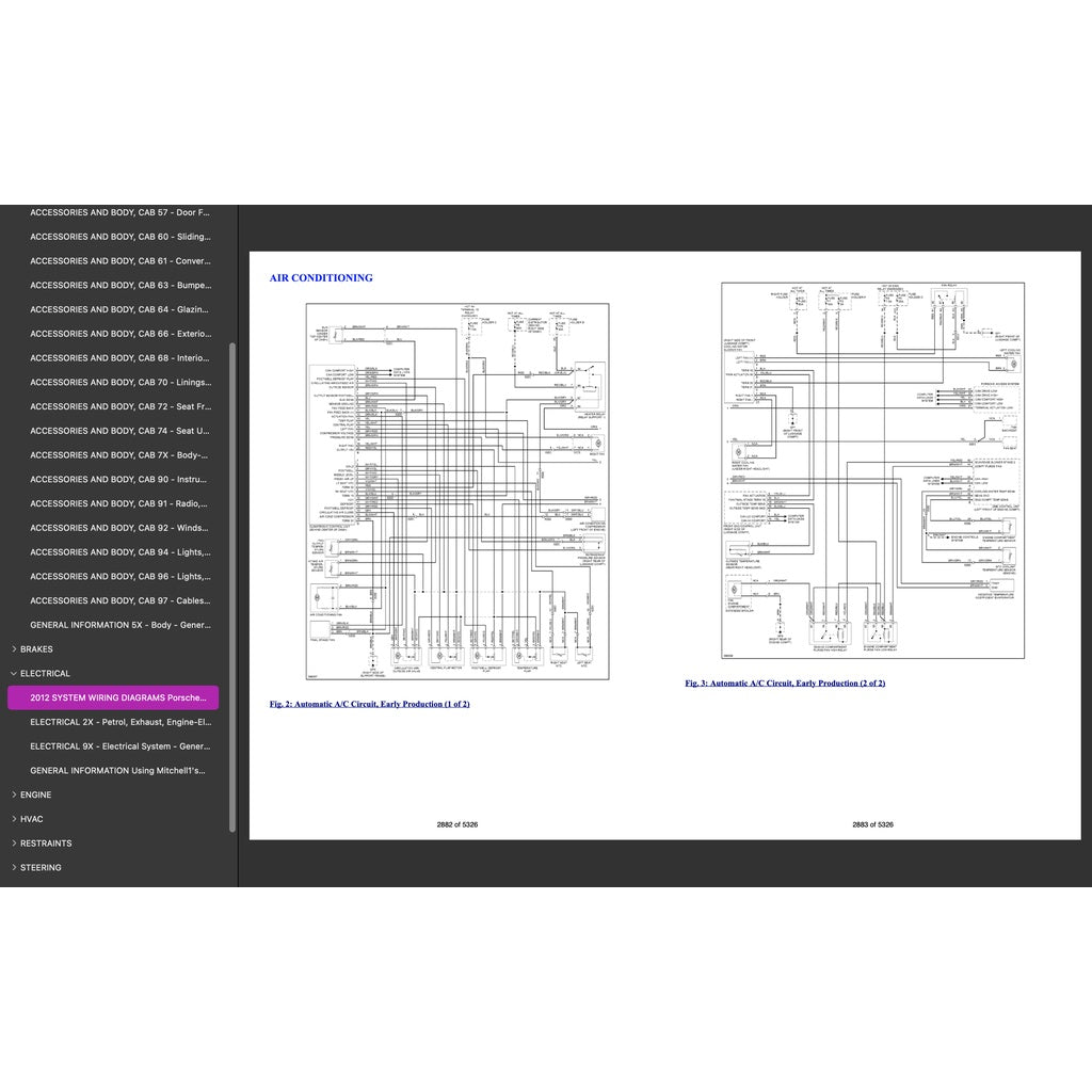 PORSCHE 911 991.1 2011-2016 Full Manual Set – Repair & Maintenance Manual and Spare Parts Catalog