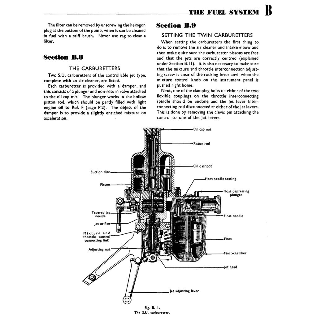 MG MIDGET Service Manual TD/TF 1936-1955