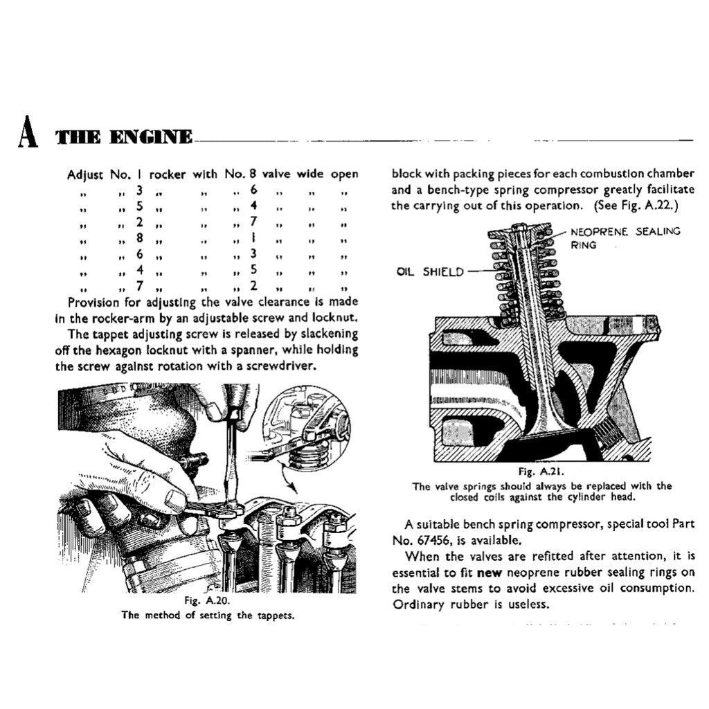 MG MIDGET Service Manual TD/TF 1936-1955