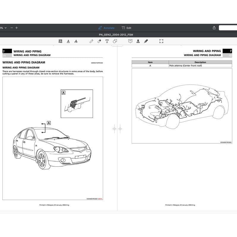 PROTON GEN2 2004-2012 Full Manual Set – Repair & Maintenance Manual