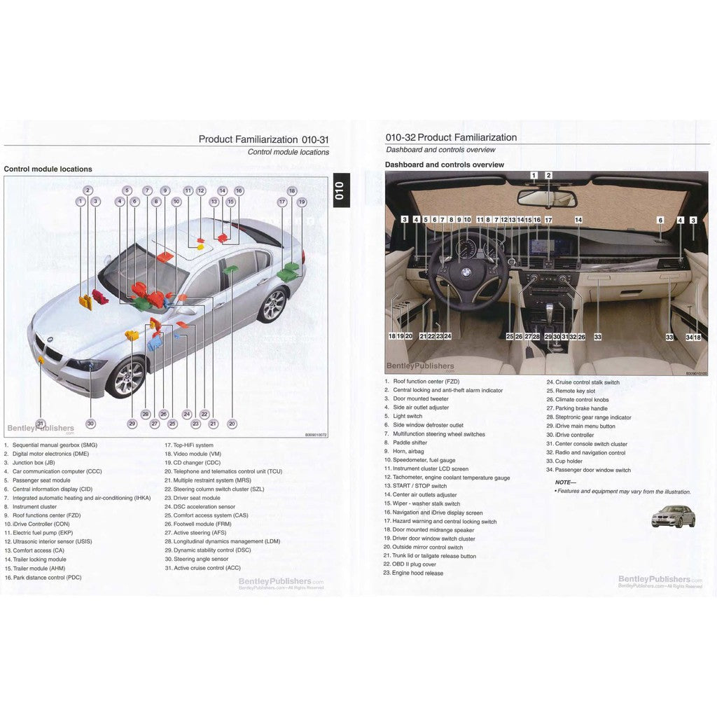 BMW 3 Series E90 325i / 328i / 330i 2006-2011 Full Manual Set – WORKSHOP REPAIR SERVICE MANUAL