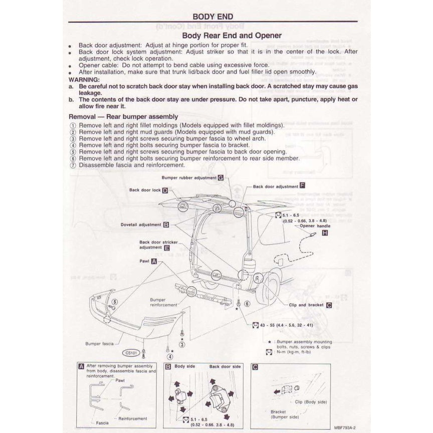 NISSAN SERENA C23 1991-2001 Full Manual Set – Repair & Maintenance Manual