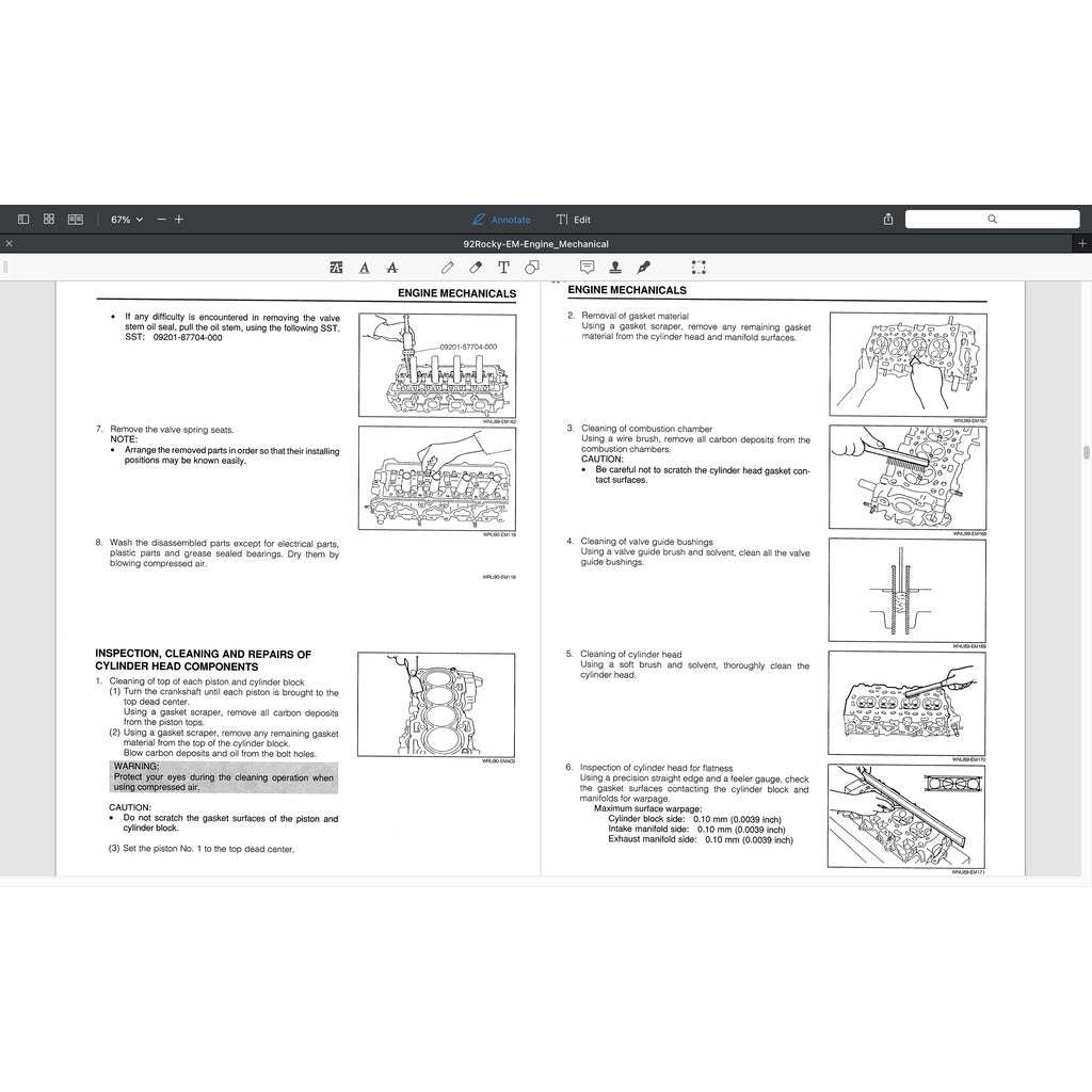 DAIHATSU FEROZA ROCKY F300 1990-2002 Full Manual Set – Repair & Maintenance Manual
