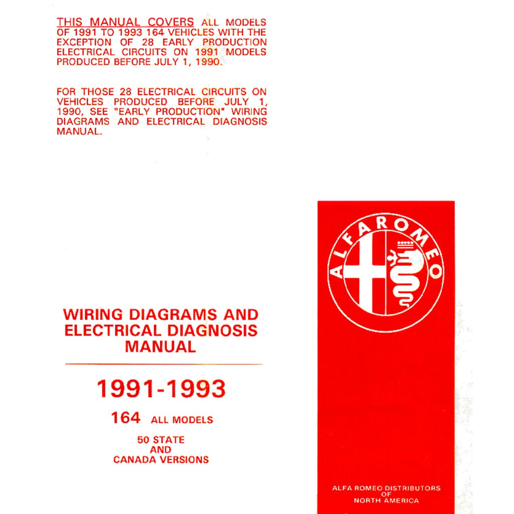 ALFA ROMEO 164 1987-1998 Full Manual Set – Repair & Maintenance Manual