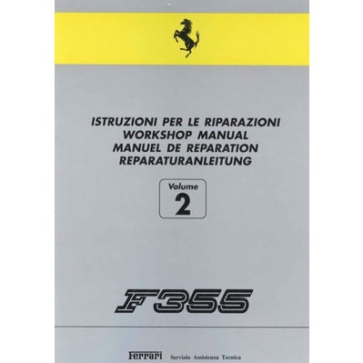 FERRARI F355/ F129 1995-1999 Full Manual Set – Repair & Maintenance Manual and Spare Parts Catalog
