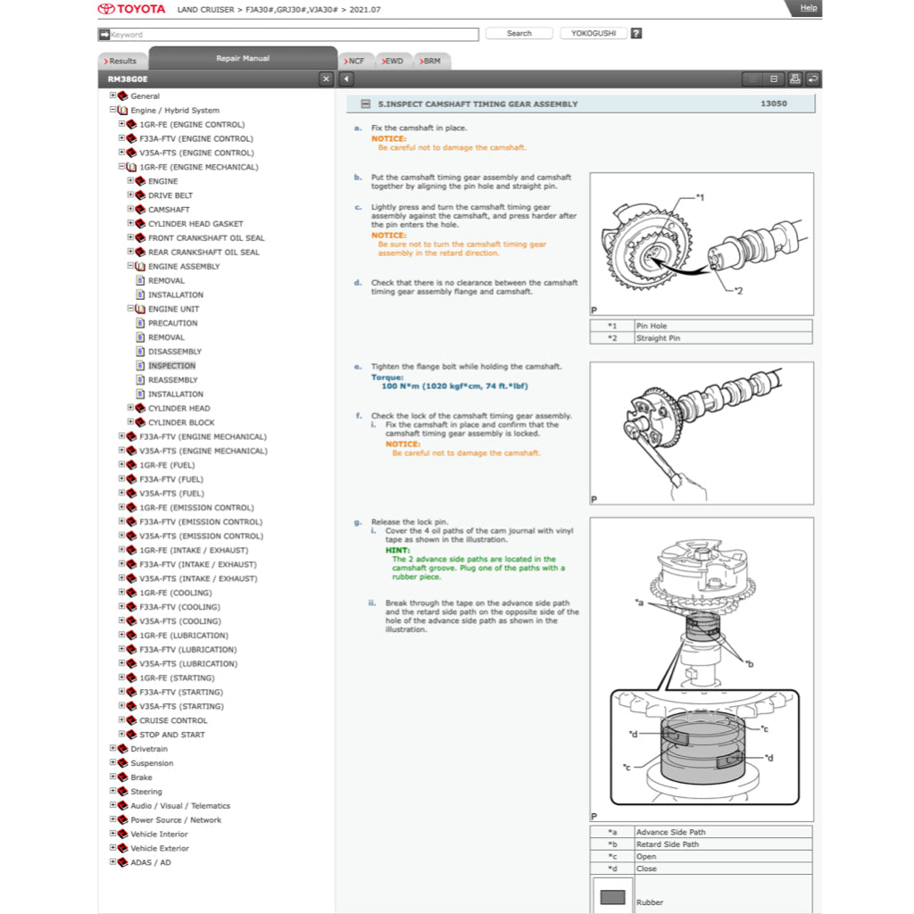 TOYOTA LAND CRUISER J300 2021+ Full Manual Set – ONLINE Repair & Maintenance Manual