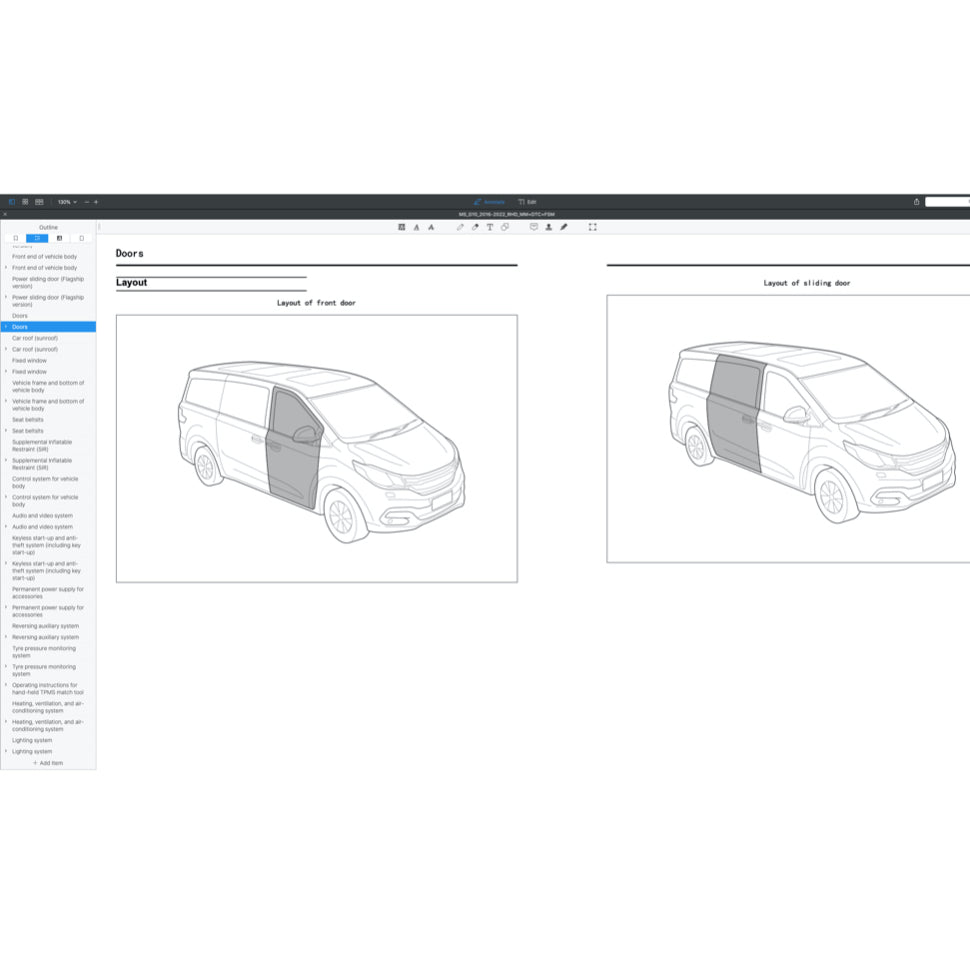 MAXUS G10 2016-2023 Full Manual Set – Repair & Maintenance Manual