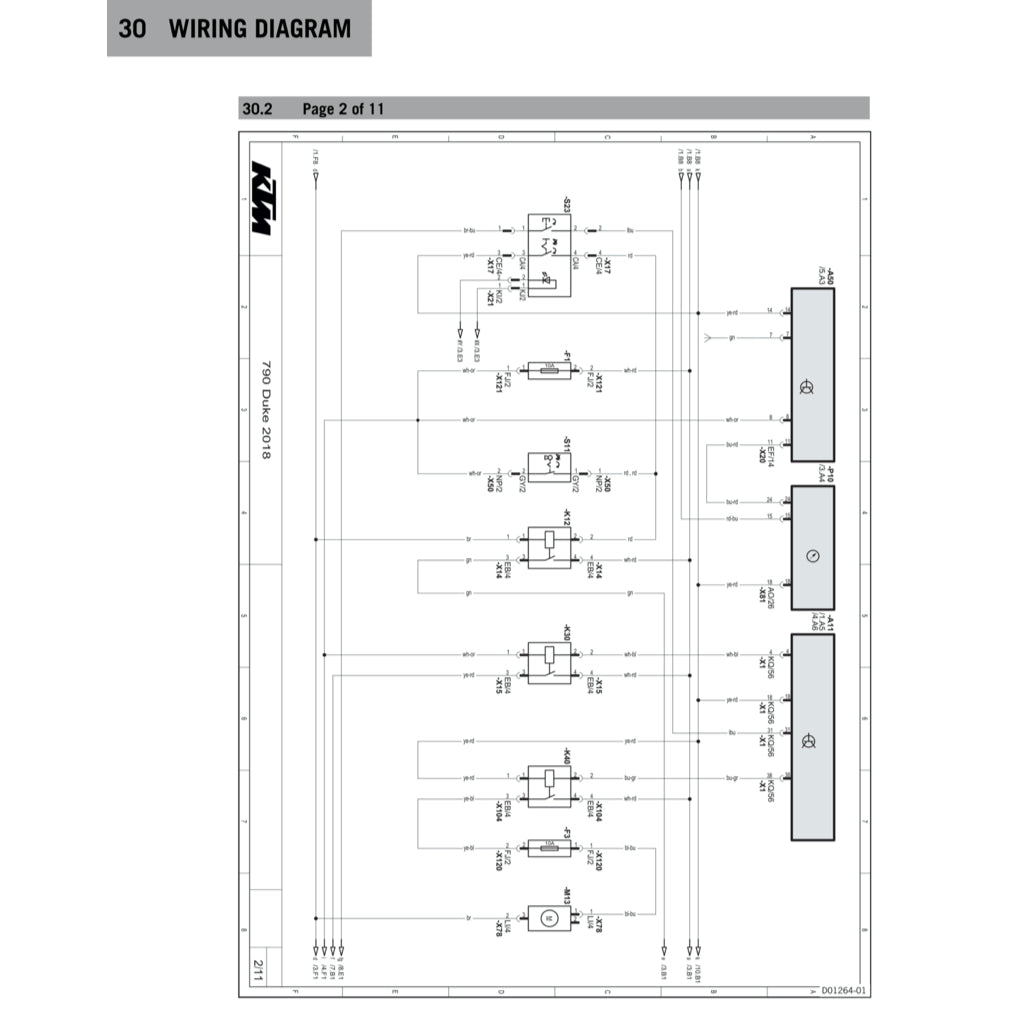 KTM DUKE 790 2018-2020 Full Manual Set – Repair & Maintenance Manual and Spare Parts Catalog and User Handbook