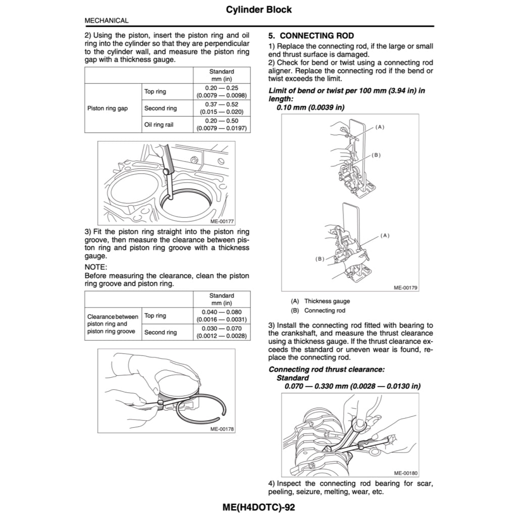 SUBARU LEGACY BL/BP 2003-2009 Full Manual Set – Repair & Maintenance Manual