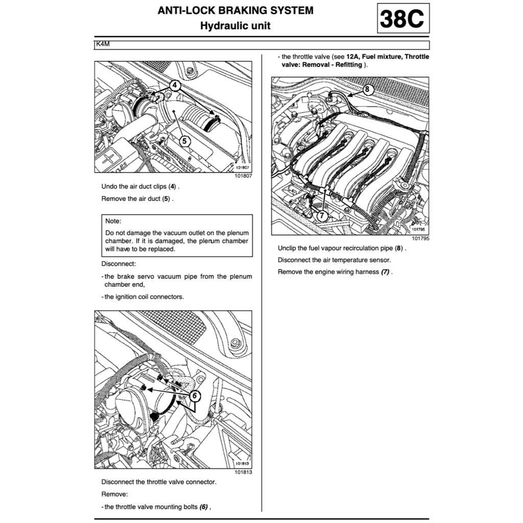 RENAULT SCENIC II J84 2003-2009 Full Manual Set – Repair & Maintenance Manual