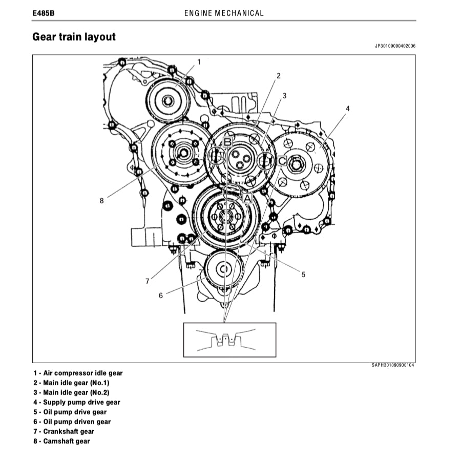 HINO ENGINE P11C WORKSHOP SERVICE REPAIR MANUAL and Parts Book