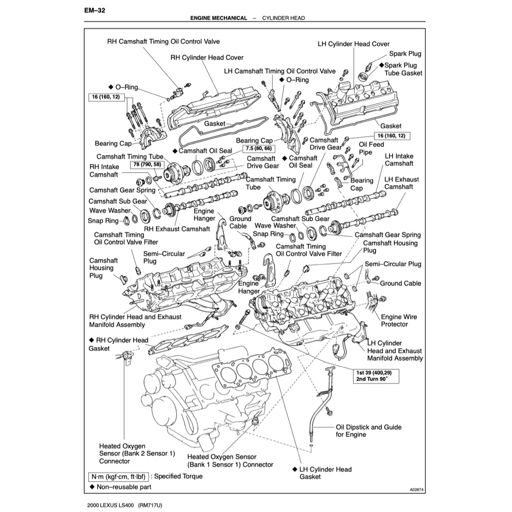 LEXUS LS400 XF10/XF20 1990-2000 Full Manual Set – Repair & Maintenance Manual