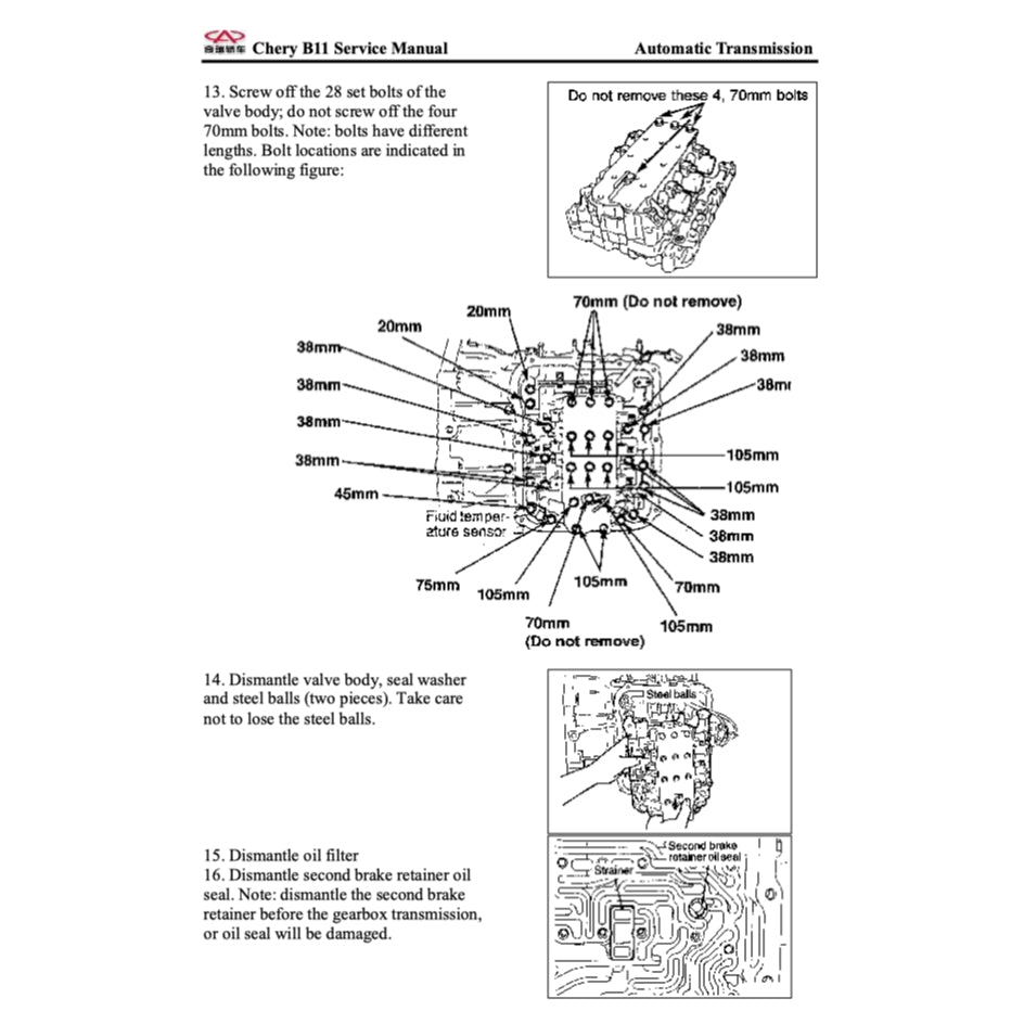 CHERY EASTAR B11 2004-2011 Full Manual Set – Repair & Maintenance Manual