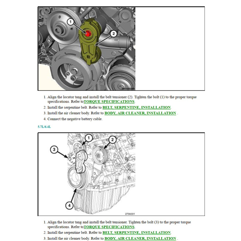 DODGE CHARGER LD 2015-2021 Full Manual Set – Repair & Maintenance Manual
