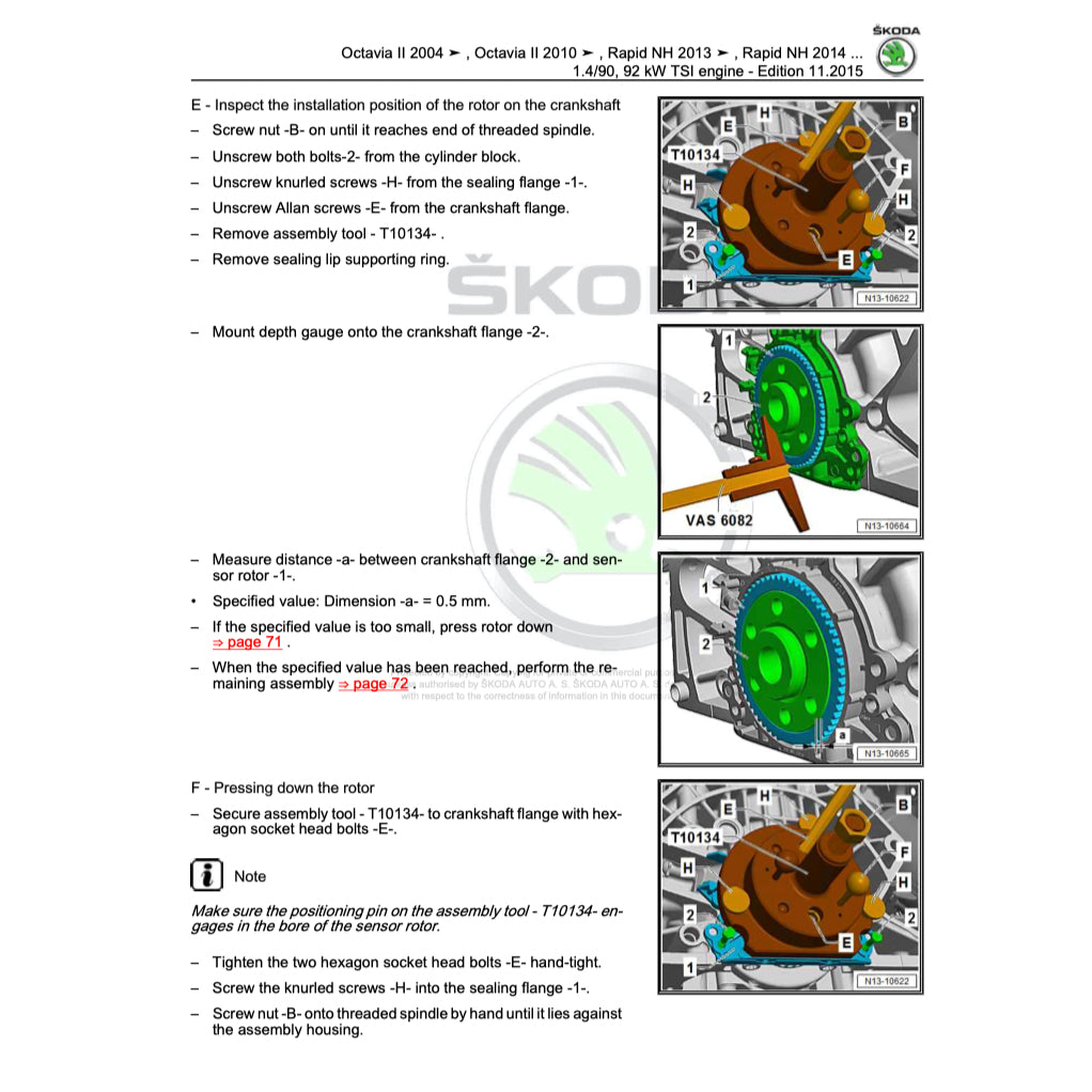SKODA OCTAVIA 1Z 2004-2013 Full Manual Set – Repair & Maintenance Manual