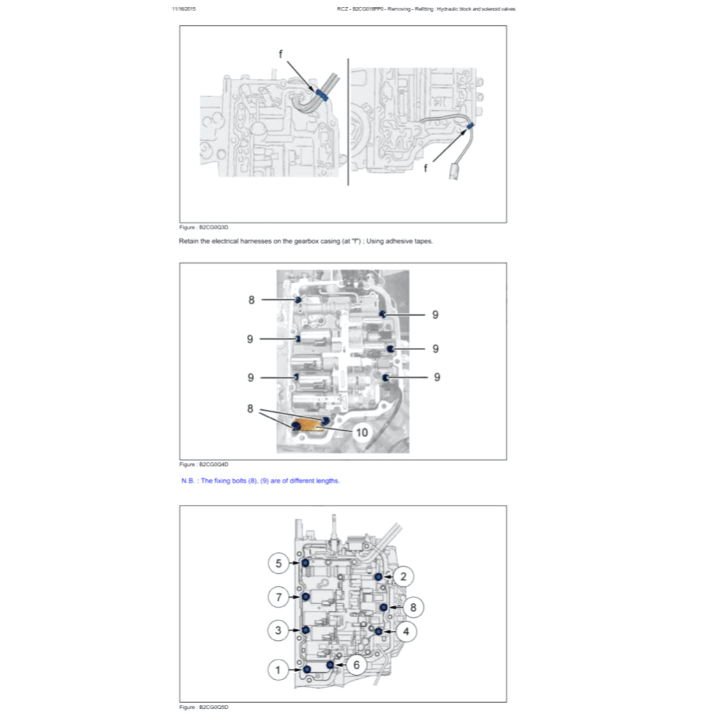 PEUGEOT RCZ 2009-2015 Full Manual Set – Repair & Maintenance Manual