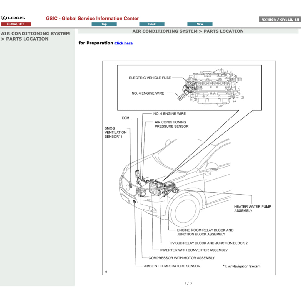 LEXUS RX450h GYL10/15 2009-2015 Full Manual Set – Repair & Maintenance Manual
