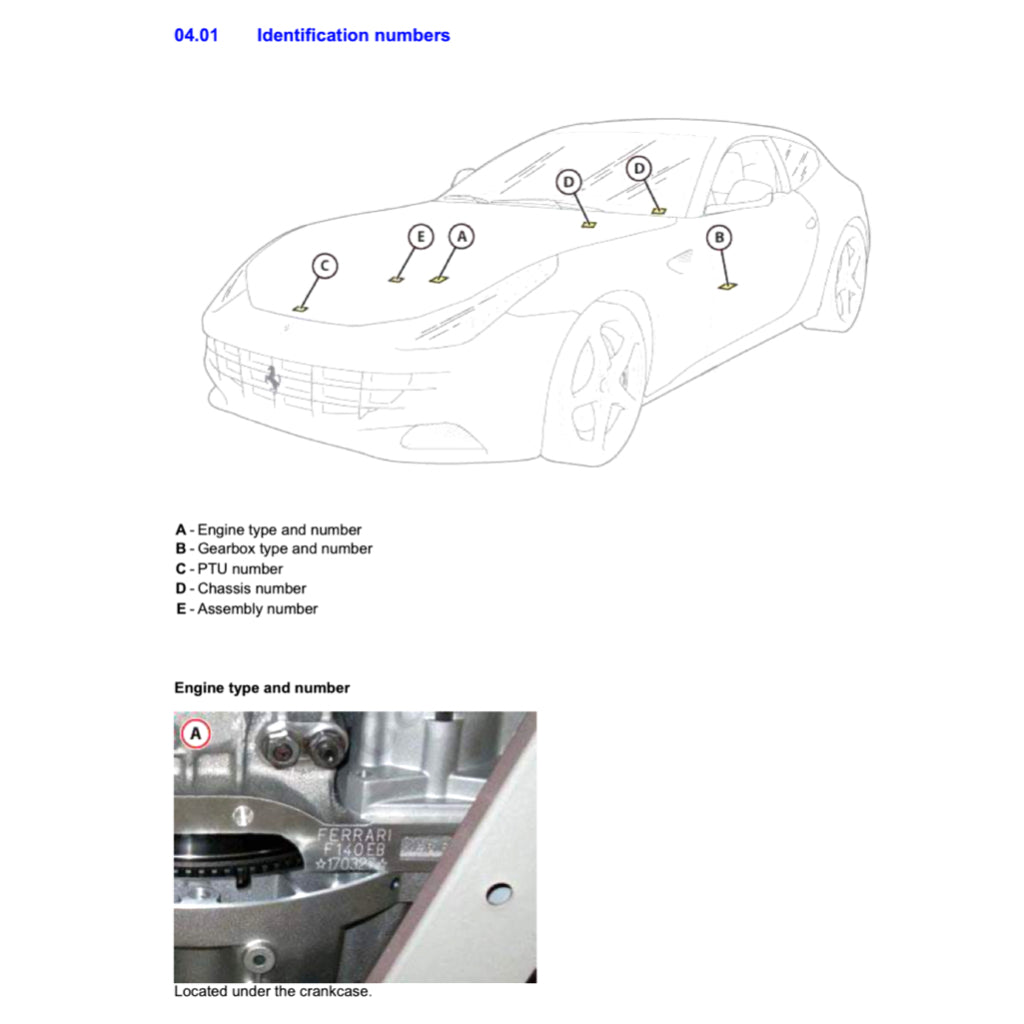 FERRARI FF F151 2011-2016 Full Manual Set – Repair & Maintenance Manual