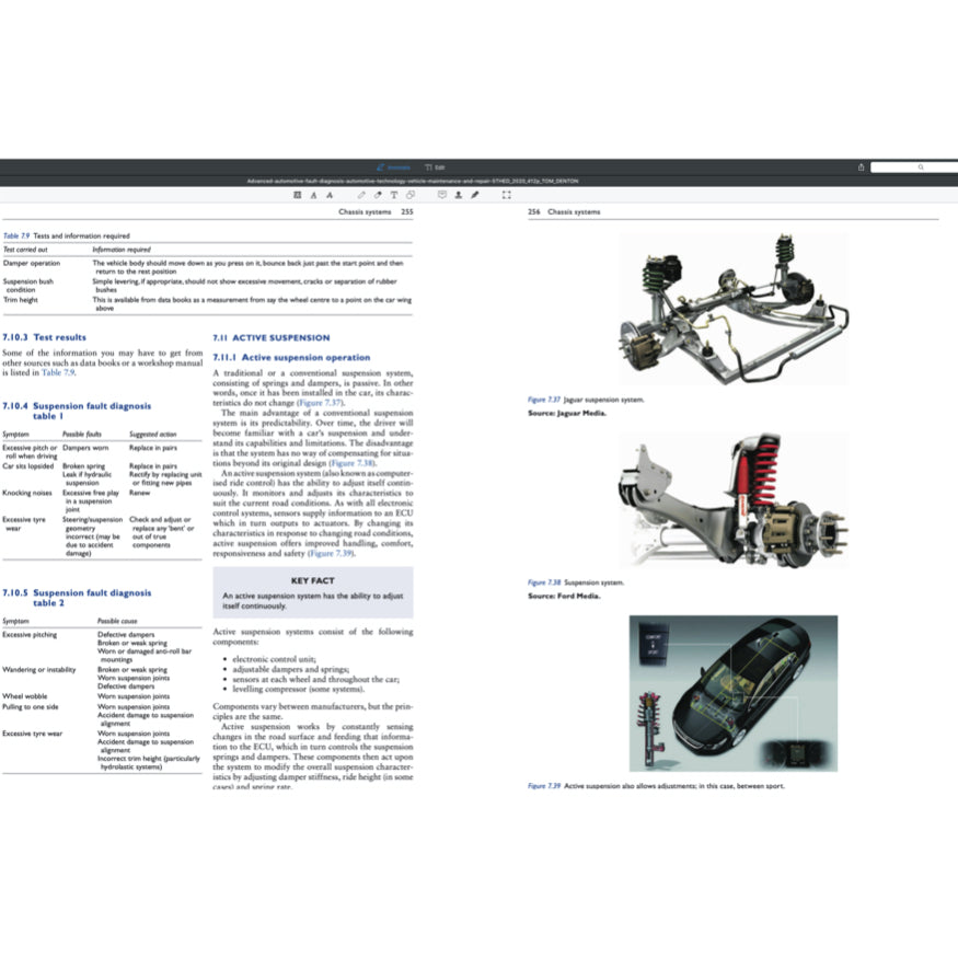 ADVANCED AUTOMOTIVE FAULT DIAGNOSIS 2020 Full Manual Set – - TOM DENTON