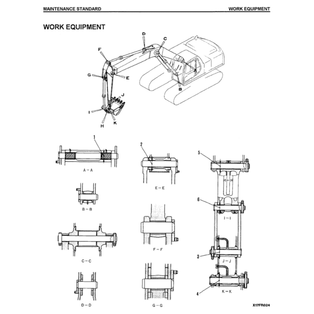 KOMATSU PC200/210/220/25 LC-6-7-8 Workshop Repair Manual