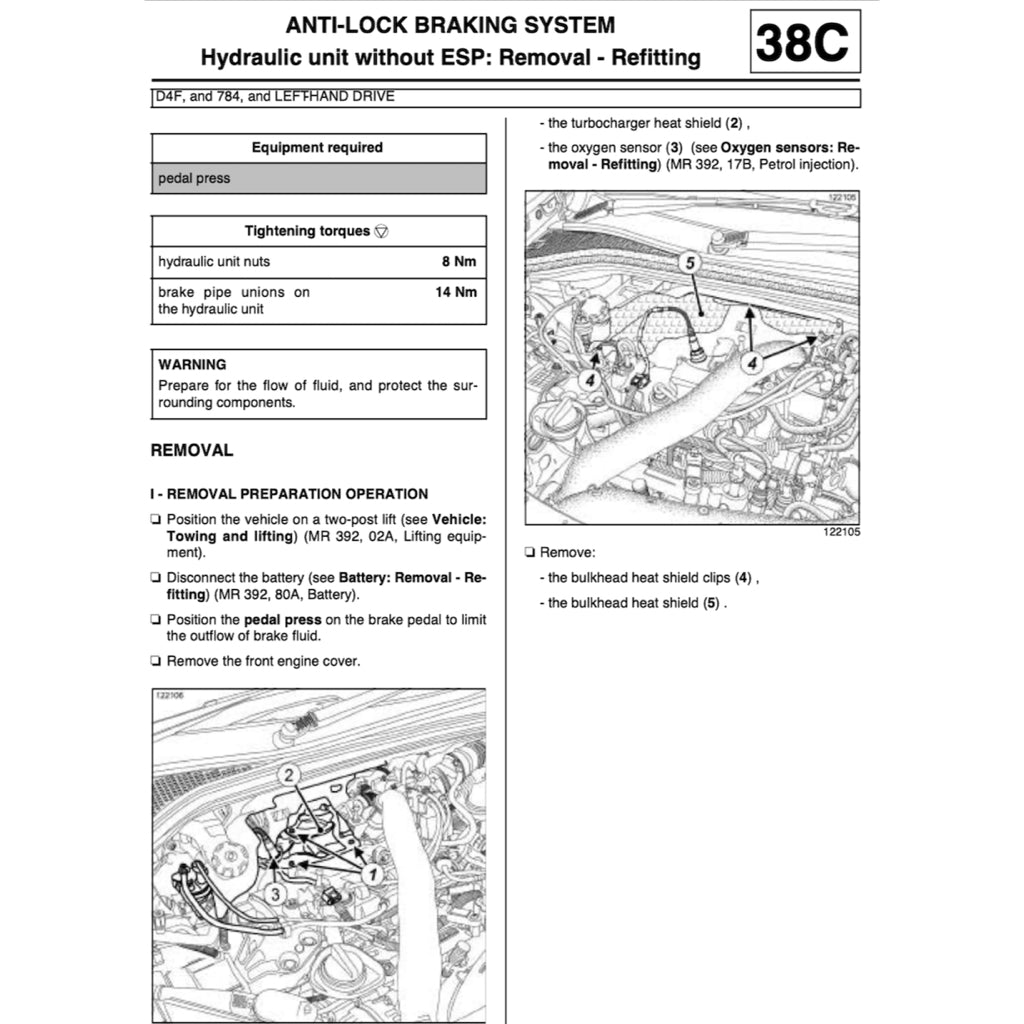 RENAULT CLIO III BR/CR 2005-2014 Full Manual Set – Repair & Maintenance Manual