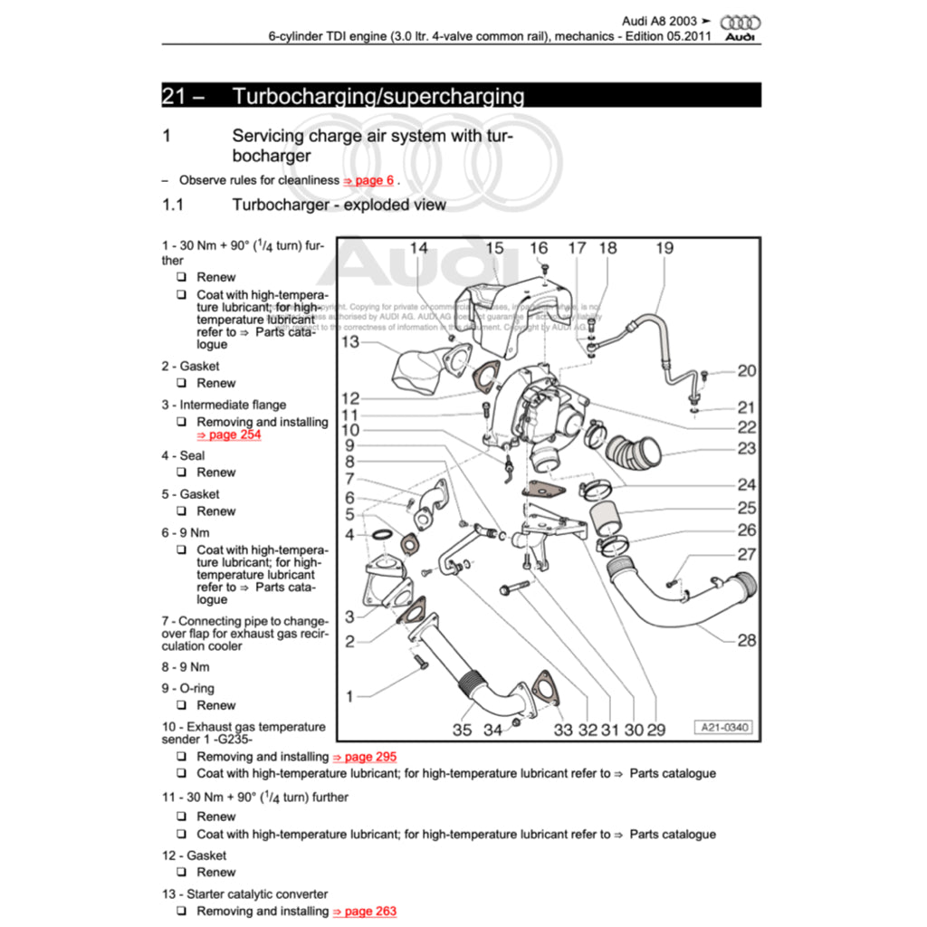 Audi A8 D3/4E 2002-2010 Full Manual Set – Repair & Maintenance Manual