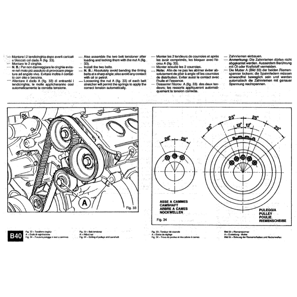 FERRARI 308/328 GTB GTS F105 1975-1985 Full Manual Set – Repair & Maintenance Manual and Spare Parts Catalog