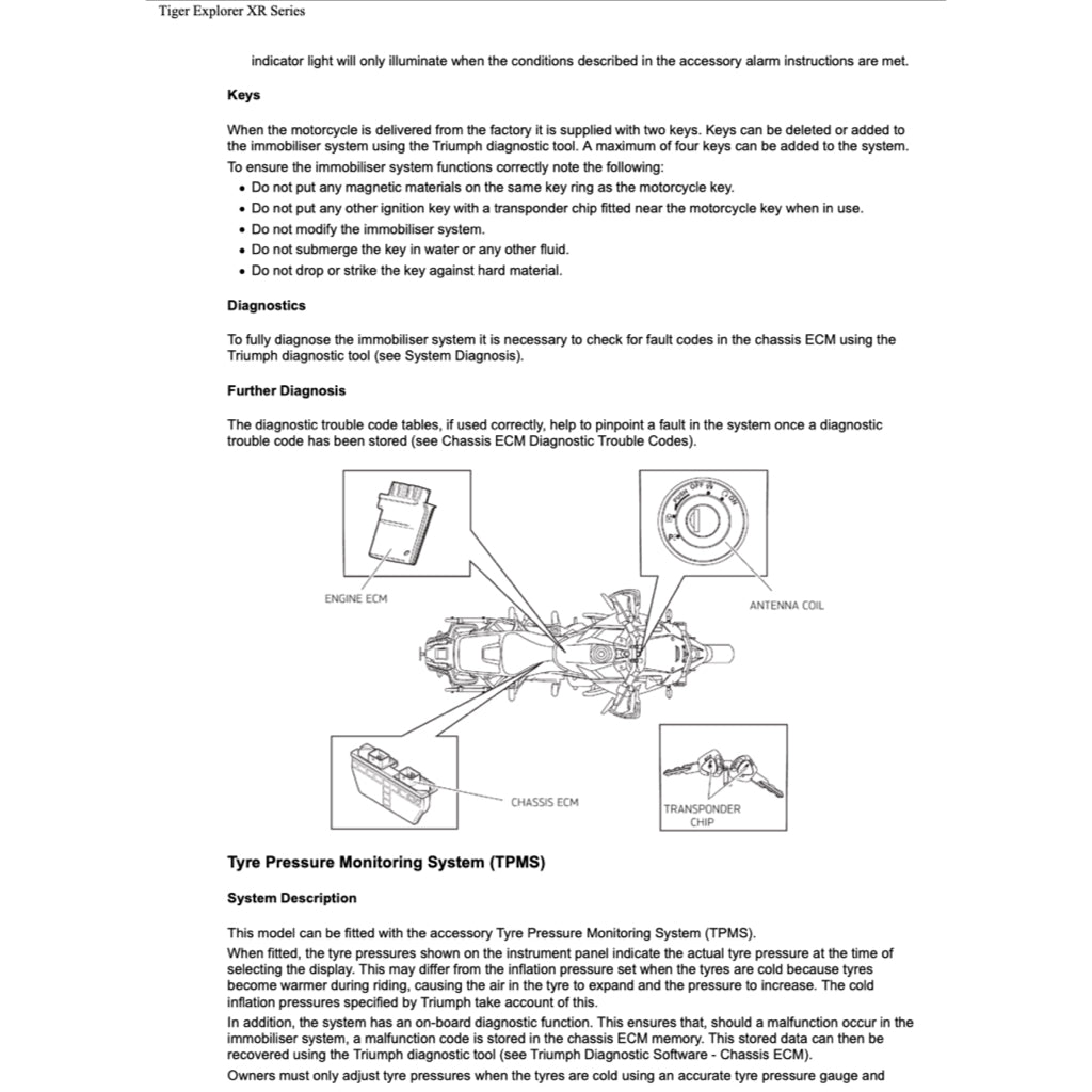 TRIUMPH EXPLORER 1200 XR/XRX/XRT 2016-2021 Full Manual Set – Repair & Maintenance Manual and User Handbook