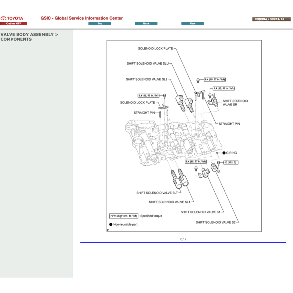 TOYOTA SEQUOIA UCK60/65 2008-2022 Full Manual Set – ONLINE Repair & Maintenance Manual
