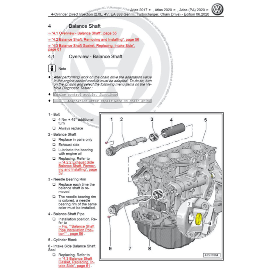 VW ATLAS 2O17-2024 Full Manual Set – Repair & Maintenance Manual