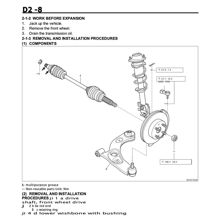 DAIHATSU MIRA L250/260 2003-2009 Full Manual Set – Repair & Maintenance Manual