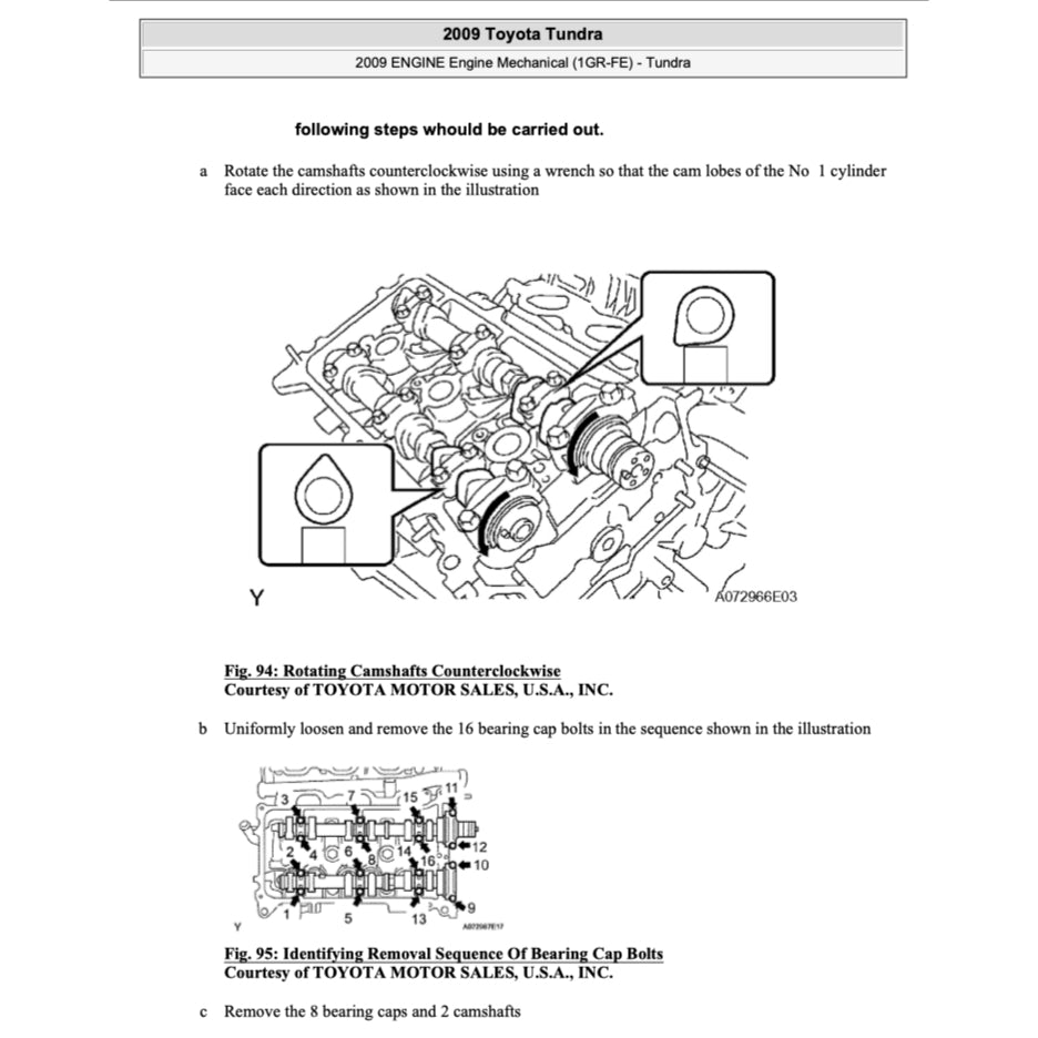 TOYOTA TUNDRA XK50 2007-2013 Full Manual Set – Repair & Maintenance Manual