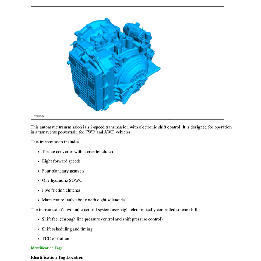 LINCOLN NAUTILUS 2019-2023 Full Manual Set – Repair & Maintenance Manual